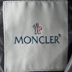 Pre Owned Moncler Grey Puffer Down Liane Gilet S