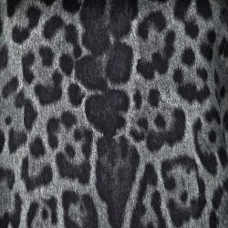 Pre Owned Moncler Black Contrast Animal Print Silk Panel T-Shirt XS