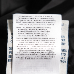 Pre Owned Moncler Purple Synthetic Fur-Trimmed Hooded Down Jacket Vest M