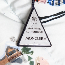Moncler Multicolor Clairette Printed Down Synthetic Jacket M