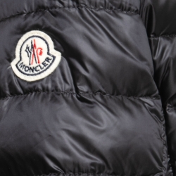 Moncler Black Synthetic Quilted Down Jacket M