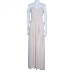 مملوكة مسبقًا Monique Lhuillier Blush Sweetheart Chiffon Gown XL