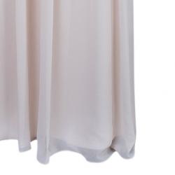 مملوكة مسبقًا Monique Lhuillier Blush Sweetheart Chiffon Gown XL