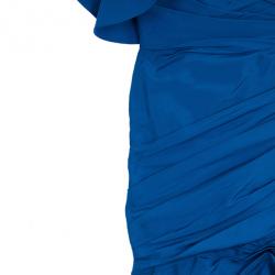 مملوكة مسبقًا Monique Lhuillier One Shoulder Silk Gown S