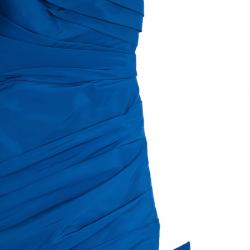 مملوكة مسبقًا Monique Lhuillier One Shoulder Silk Gown S