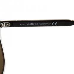 Pre Owned Montblanc Brown MB584S 49J Warfarer  Sunglasses