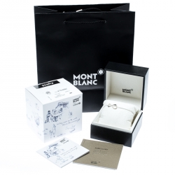 Pre Owned Montblanc UNICEF Infiniment Vôtre Sterling Silver Bracelet