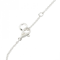 Pre Owned Montblanc Emblem Silver Station Necklace