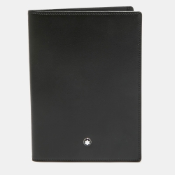Montblanc Black Leather Meisterstuck Passport Holder 