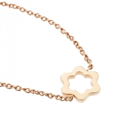 Pre Owned Montblanc Emblem 4810 Diamond 18K Rose Gold Bracelet