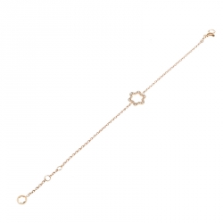 Pre Owned Montblanc Emblem 4810 Diamond 18K Rose Gold Bracelet
