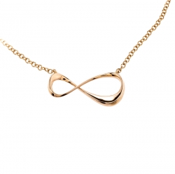 Pre Owned Montblanc Infiniment Vôtre Diamond 18k Rose Gold Necklace