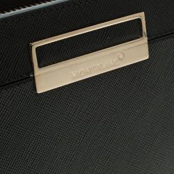 Pre Owned Montblanc Black Leather 8CC Continental Wallet