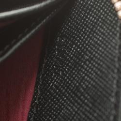 Pre Owned Montblanc Black Leather 8CC Continental Wallet