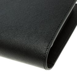 Pre Owned Montblanc Black Leather 8CC Continental Wallet