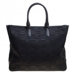 Pre Owned Montblanc Black Mystery Canvas Westside Tote