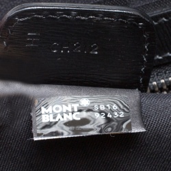 Pre Owned Montblanc Black Mystery Canvas Westside Tote