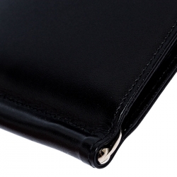 Montblanc Black Leather Meisterstück Money Clip Wallet 6CC