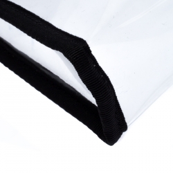 Pre Owned Montblanc Black/Transparent Leather and PVC Nightflight Pouch