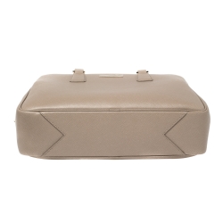 Pre Owned Montblanc Beige Leather Sartorial Briefcase
