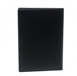 Pre Owned Montblanc Black Leather Meisterstuck Passport Holder