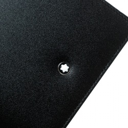 Pre Owned Montblanc Black Leather Meisterstuck Passport Holder