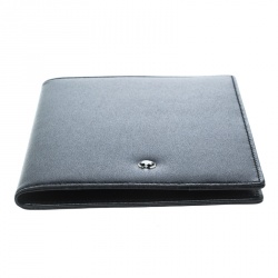 Pre Owned Montblanc Black Leather Meisterstuck Passport Holder