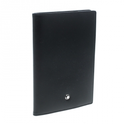 Pre Owned Montblanc Black Leather Meisterstuck Passport Holder