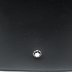 Pre Owned Montblanc Black Leather Meisterstuck Passport Holder