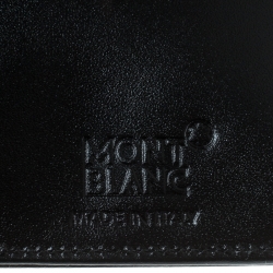 Pre Owned Montblanc Black Leather Meisterstuck Passport Holder