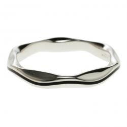 Pre Owned Montblanc Ame de Star Silver Ring Size 56