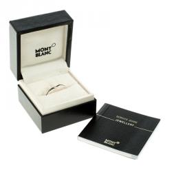 Pre Owned Montblanc Ame de Star Silver Ring Size 56