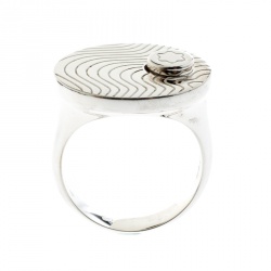 Montblanc Star Collection Exploding Star Silver Ring Size 54