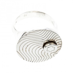 Montblanc Star Collection Exploding Star Silver Ring Size 54
