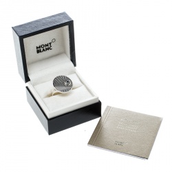 Montblanc Star Collection Exploding Star Silver Ring Size 54