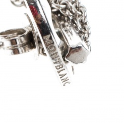 Pre Owned Montblanc Caress of a Star Silver Tassel Stud Earrings