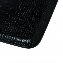 Pre Owned Montblanc Black Croc Embossed Leather iPad Cover