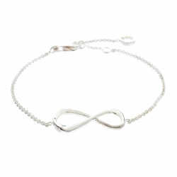 Pre Owned Montblanc Infiniment Vôtre UNICEF Blue Sapphire Silver Bracelet