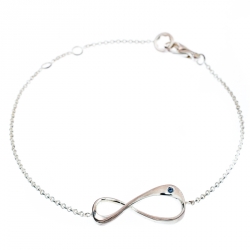 Pre Owned Montblanc UNICEF Infiniment Vôtre Sterling Silver Bracelet