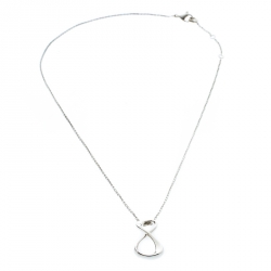 Pre Owned Montblanc UNICEF Infiniment Vôtre Pendant Sterling Silver Necklace