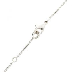 Pre Owned Montblanc UNICEF Infiniment Vôtre Pendant Sterling Silver Necklace