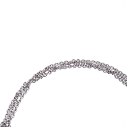 Pre Owned Montblanc Caress of a Star Silver Chain Link Toggle Necklace