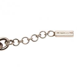 Pre Owned Montblanc Star Signet Silver Bracelet 21CM