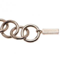 مملوكة مسبقًا Montblanc Heart Silver Diamond Bracelet 23CM