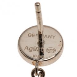 Pre Owned حلق مون بلان نجمة فضي