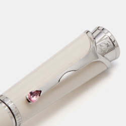 Pre Owned Montblanc Princesse Grace de Monaco Ivory Resin Ballpoint Pen