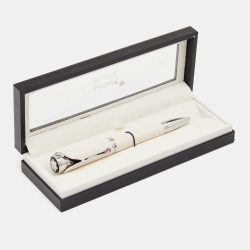 Pre Owned Montblanc Princesse Grace de Monaco Ivory Resin Ballpoint Pen