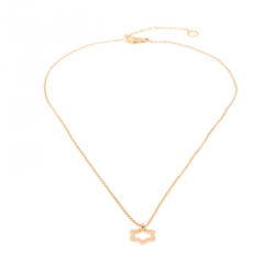 Pre Owned Montblanc Star 18k Rose Gold Pendant Necklace