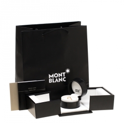 Pre Owned Montblanc 4810 Star Diamond 18k Yellow Gold Band Ring Size 52