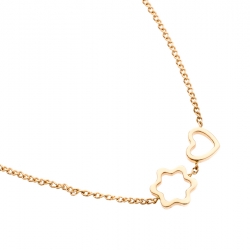 Montblanc 18k Rose Gold Charm Necklace 